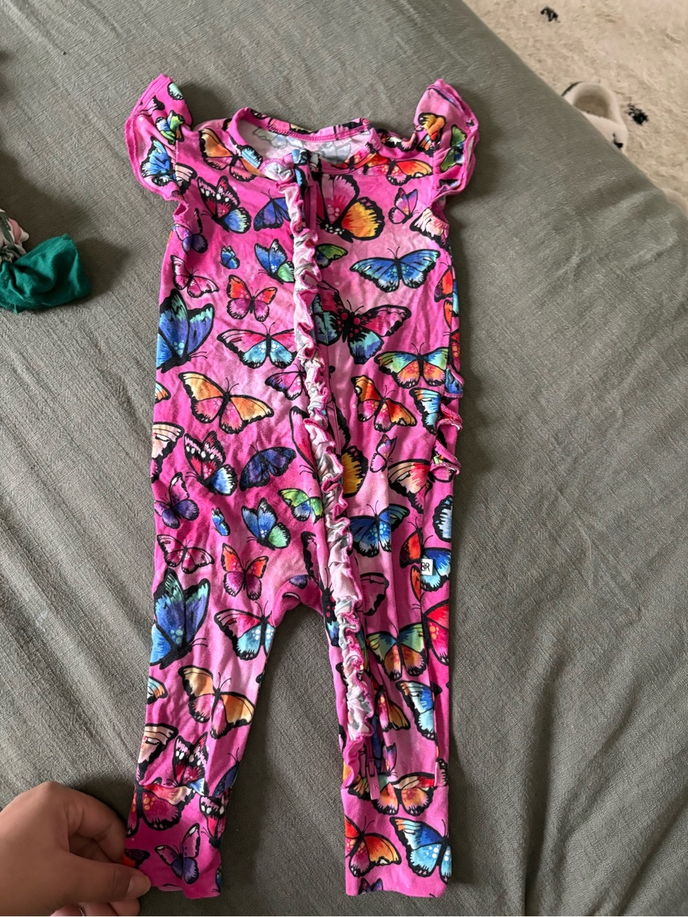 Bums & roses Butterfly Ruffle Romper